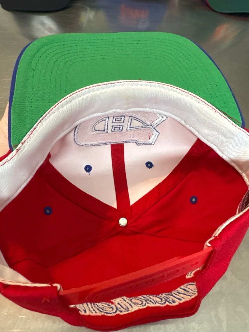 vintage 1990s Montreal Canadiens snapback hat